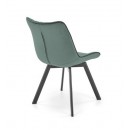 Стул HALMAR K520 темно-зеленый/черный, поворотный